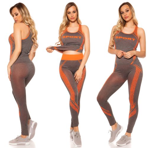Fitness sportszett - Felső + leggings